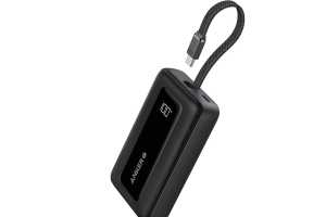 Anker's 10K power bank with built-in USB-C cable is just $12 right now