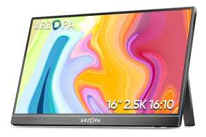 Save 29% on this slim 16-inch 2.5K portable laptop monitor