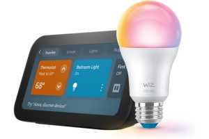 Amazon's newest Echo Show is 50% off and includes a smart bulb