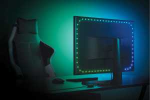 Nanoleaf's PC bias lighting strip syncs to your screen without a camera
