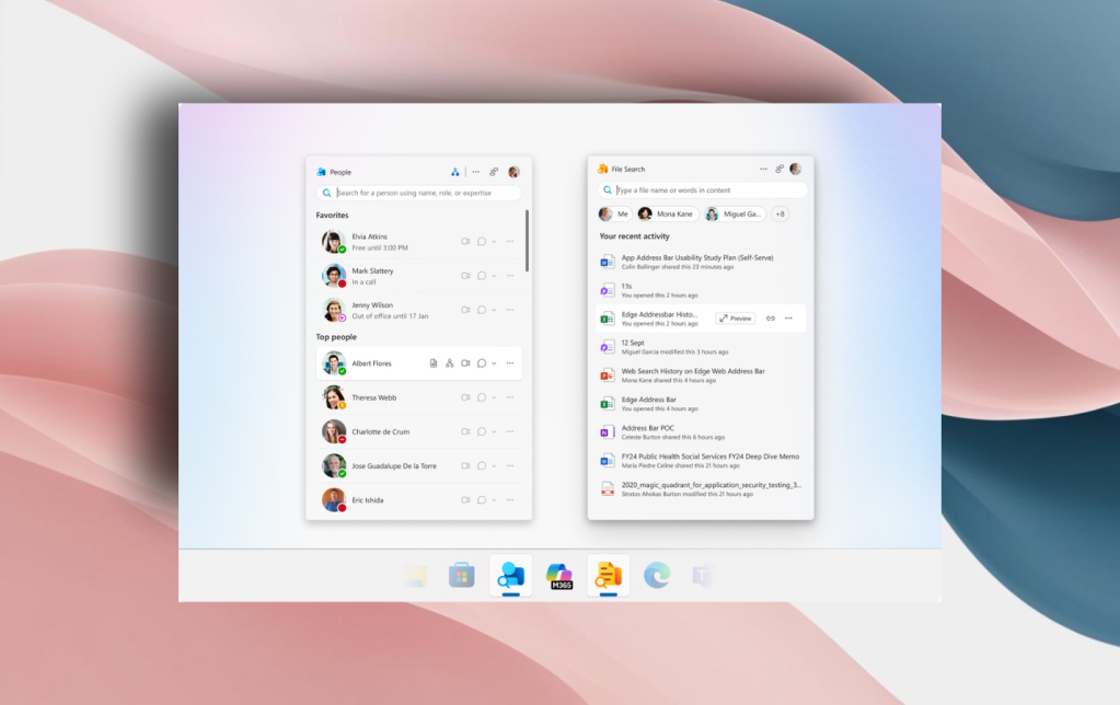 Microsoft People and File Search